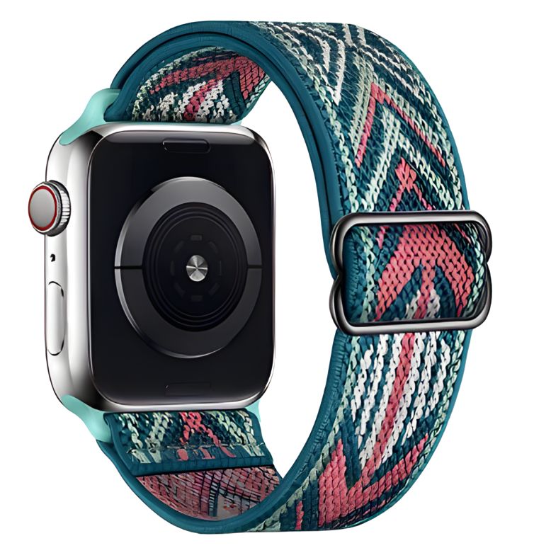 Stretchy Strap for Apple Watch Band 38mm 40mm 41mm 42mm 44mm 45mm Adjustable Elastic Nylon solo Loop bracelet Apple Watch series 3 4 5 6 se 7 8 Ultra